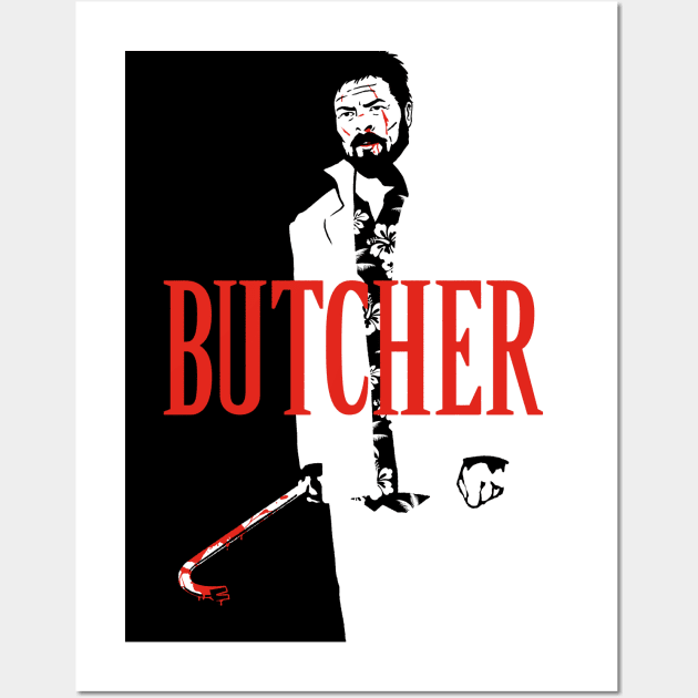 Butcher Scarface Wall Art by Getsousa